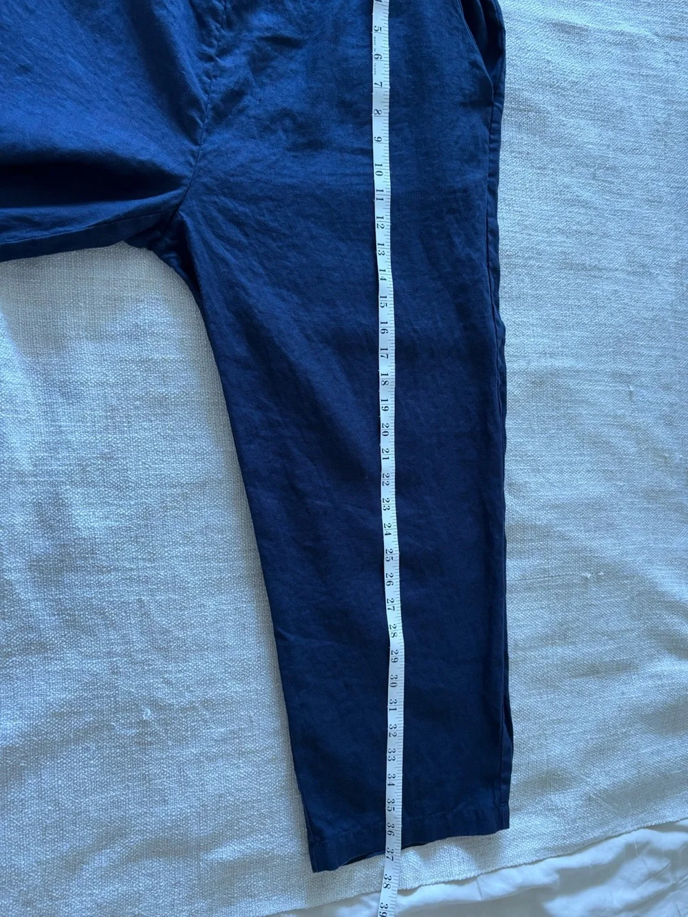 Quince 100% Linen Navy Pants Size XL